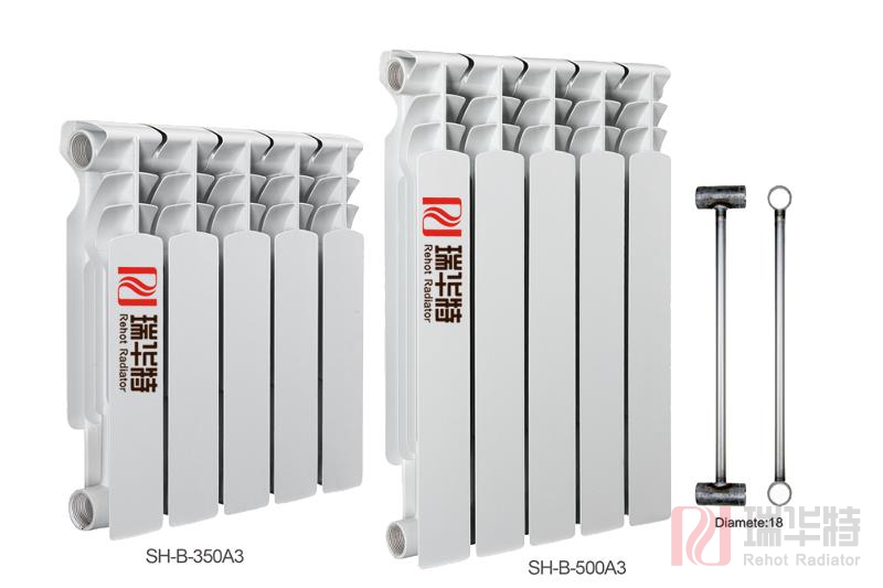 壓鑄鋁暖氣片品牌、壓鑄鋁雙金屬散熱器CJL-707-50型號(hào)